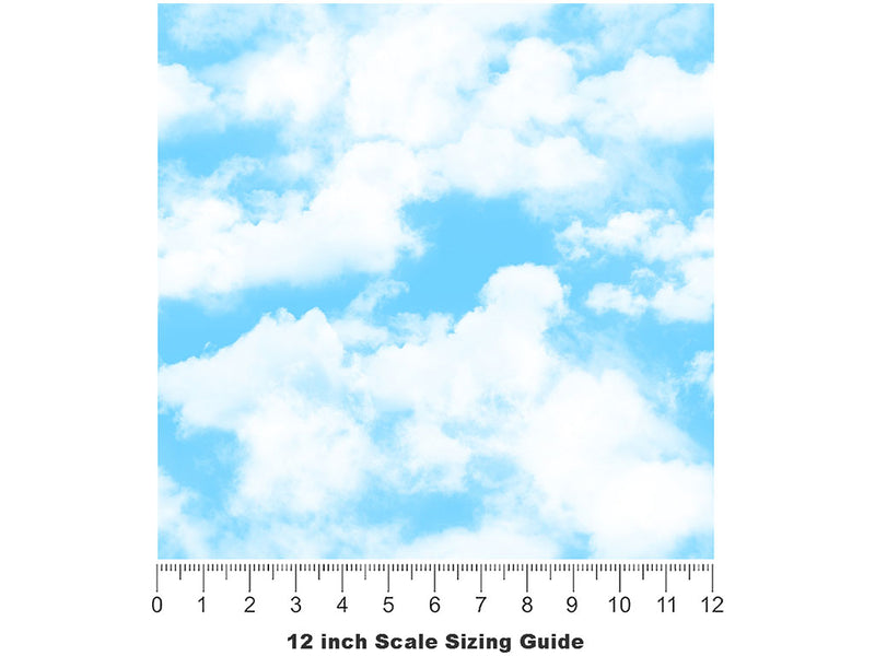 Sweet Summer Sky Vinyl Film Pattern Size 12 inch Scale~Rwraps Sweet Summer Sky Sizing Chart~2