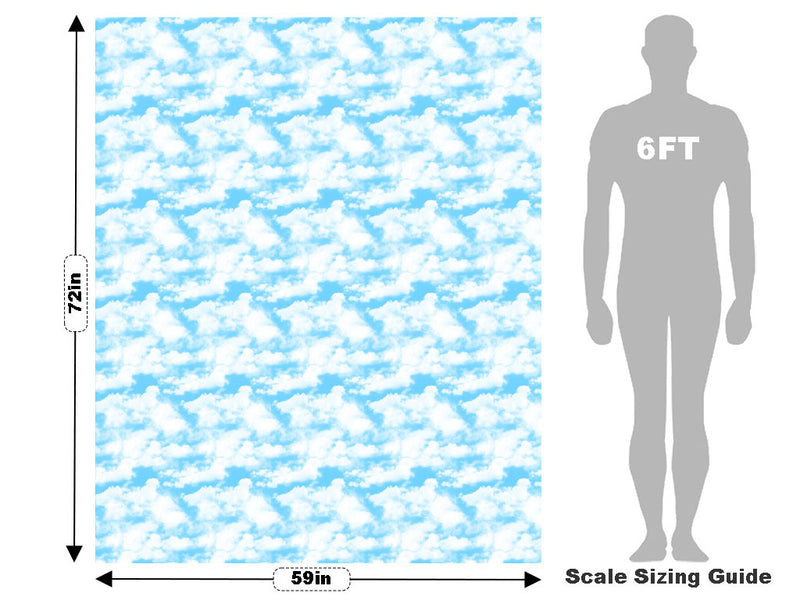 Sweet Summer Sky Vehicle Wrap Scale~Rwraps Series 914 Sweet Summer Sky Measurements~1