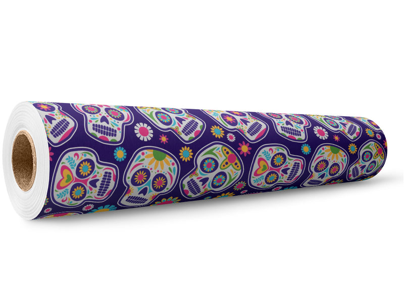 Sweet Tooth Halloween Wrap Film Wholesale Roll~Rwraps Series 914 Digitally Printed Vinyl Roll~5