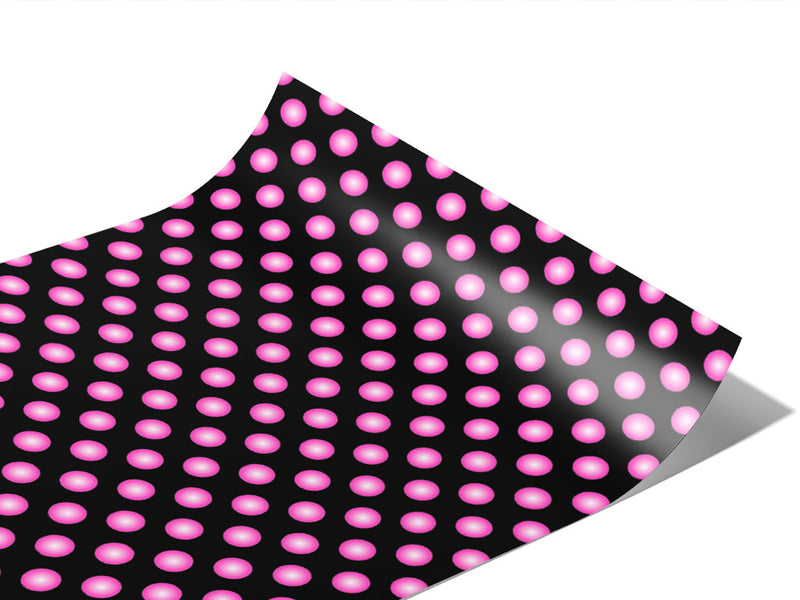 Sweetheart Pink Polka Dot Vinyl Wraps~Rwraps Series 914 Digitally Printed Vinyl Wrap~0
