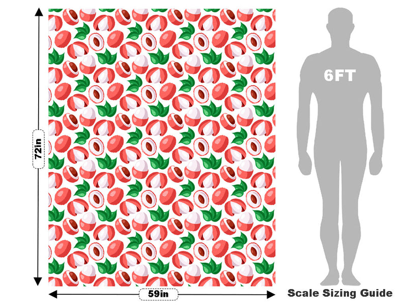 Sweetheart Sharing Fruit Vehicle Wrap Scale~Rwraps Series 914 Sweetheart Sharing Fruit Measurements~1