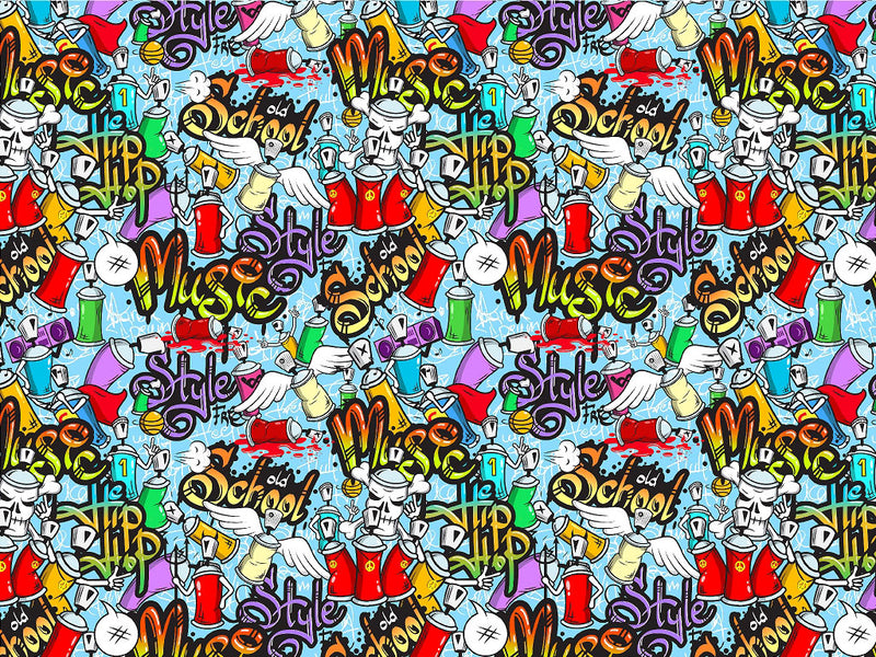 Swift Punition Graffiti Vinyl Wrap Pattern~Rwraps Series 914 Digitally Printed Vinyl Wrap~0