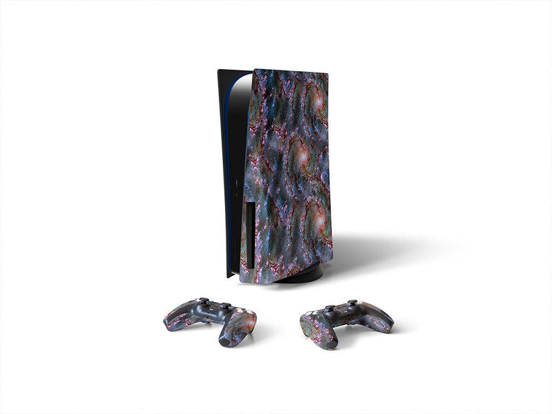swirl twirl science fiction Sony PS5 DIY Skin