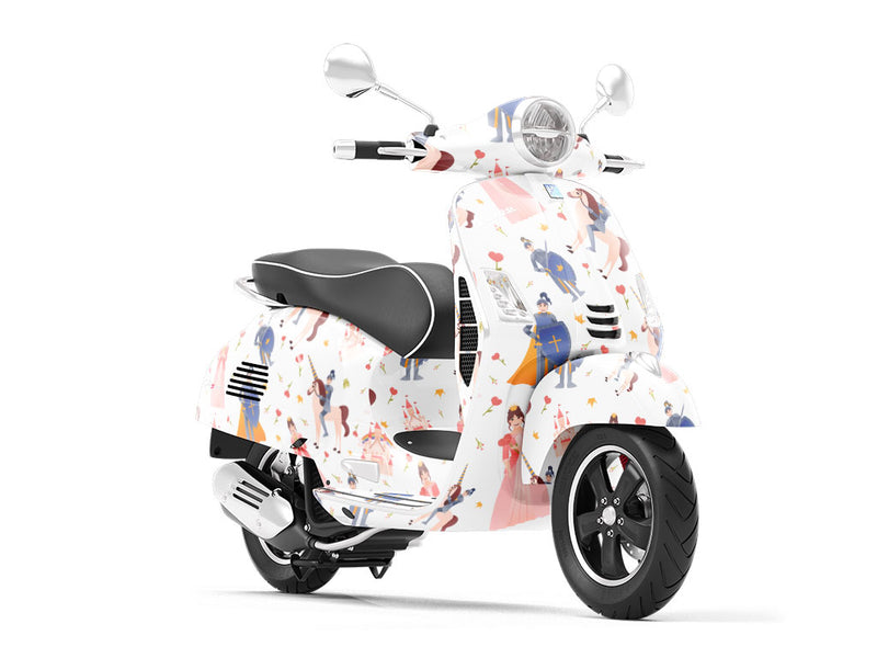 Sworn Protector Fantasy Vespa Scooter Wrap Film