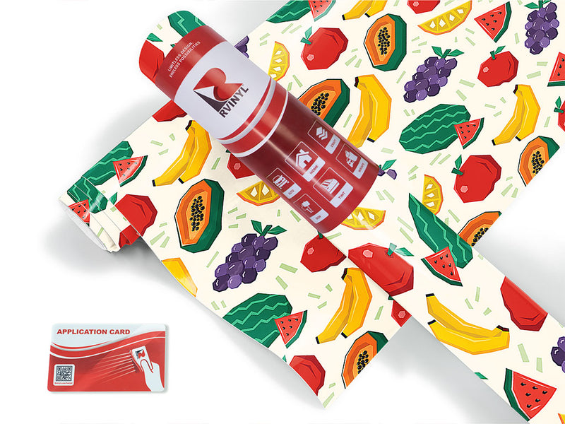 table fruits fruit Craft Vinyl Roll