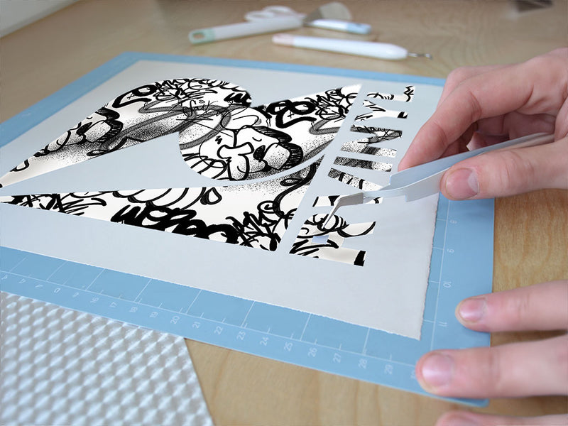 tag out graffiti Easy Weed Craft Vinyl
