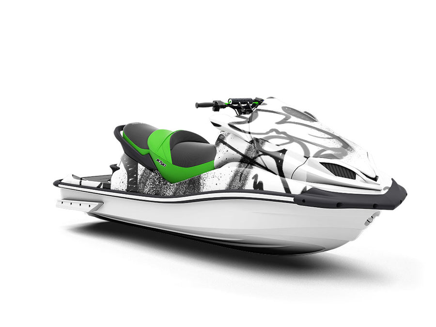 Tag Out Graffiti Jet Ski Vinyl Customized Wrap
