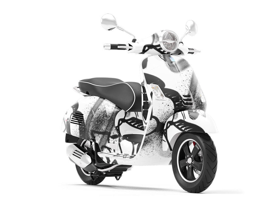 Tag Out Graffiti Vespa Scooter Wrap Film