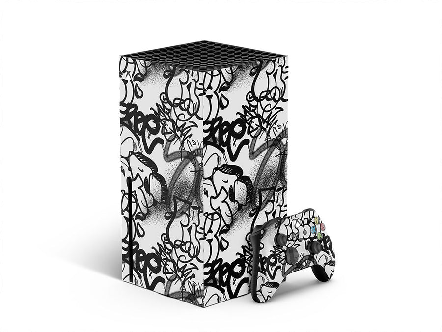tag out graffiti XBOX DIY Decal