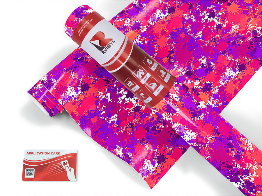 tainted love paint splatter Craft Vinyl Roll