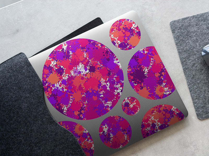 tainted love paint splatter DIY Laptop Stickers