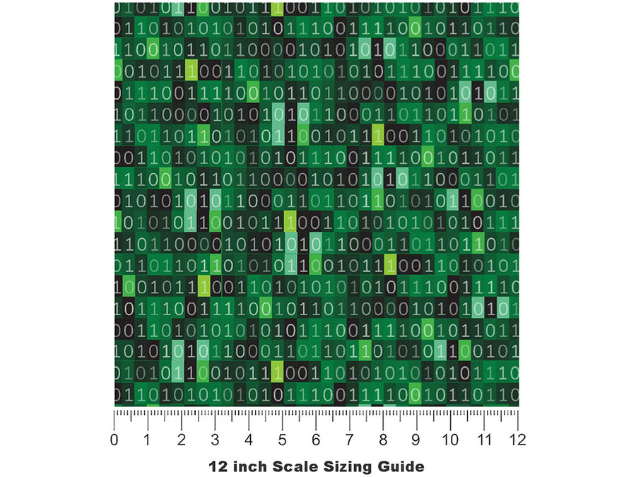 Take Control Technology Vinyl Film Pattern Size 12 inch Scale~Rwraps Take Control Technology Sizing Chart~3