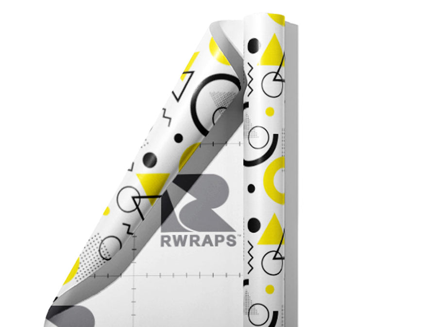 Take Note Abstract Wrap Film Sheets~Rwraps Series 914 Take Note Abstract Scrolled Sheet~3