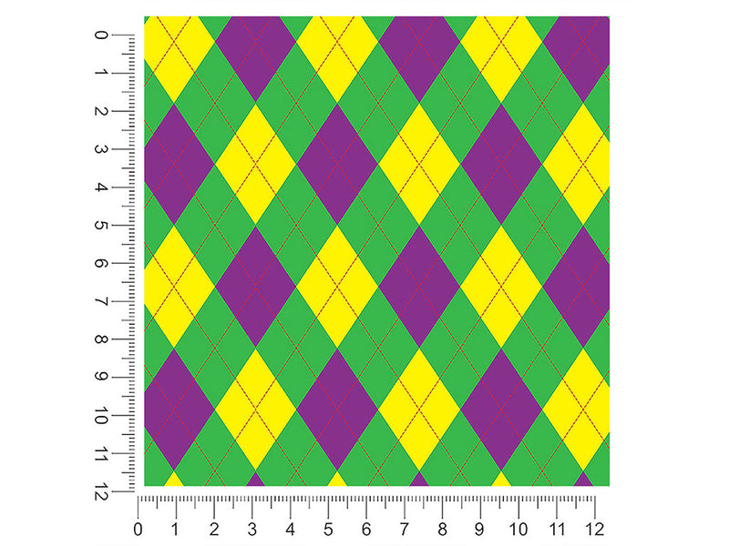 take notice argyle 1ft x 1ft Craft Sheets