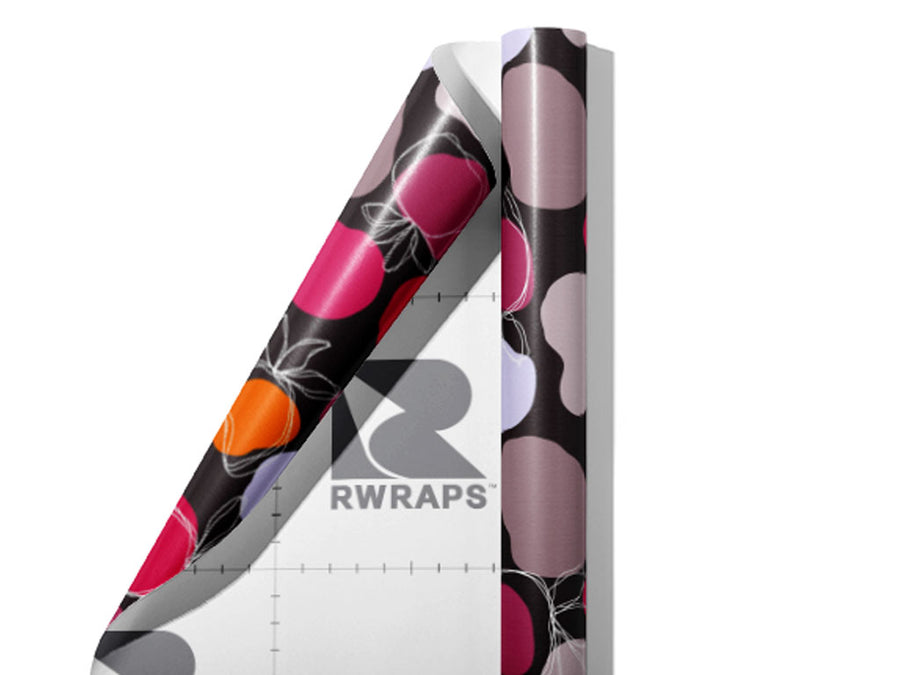 Taking Breaths Abstract Wrap Film Sheets~Rwraps Series 914 Taking Breaths Abstract Scrolled Sheet~3