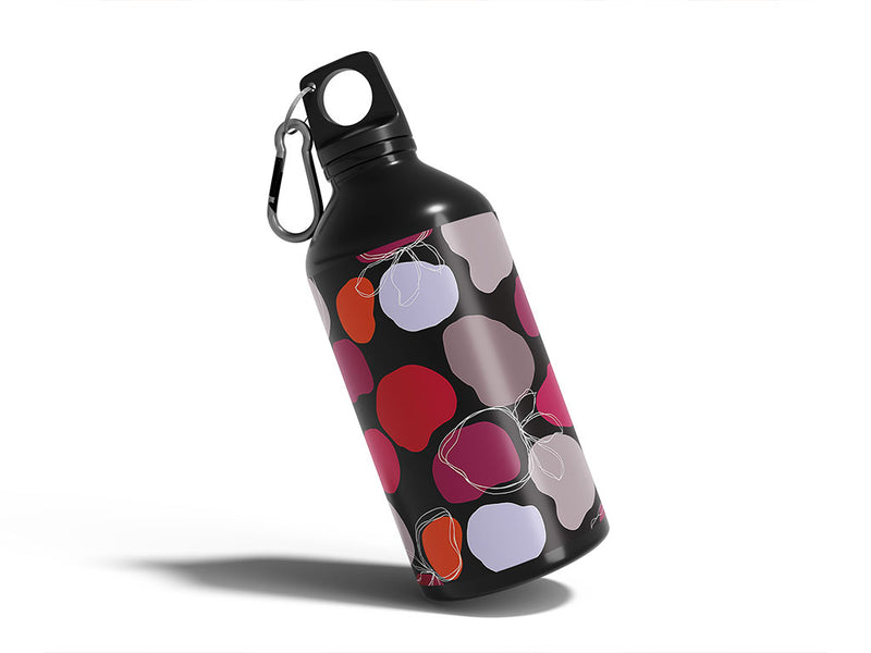 taking breaths abstract geometric Water Bottle DIY Stickers