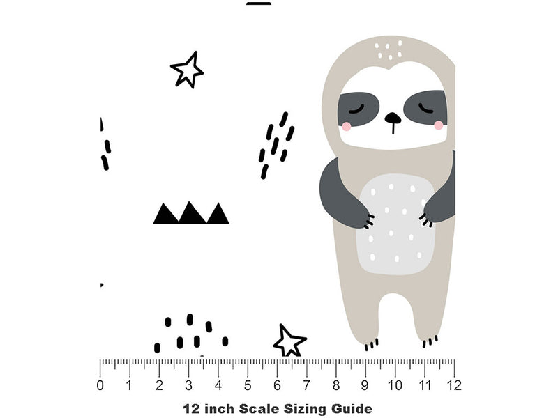 Taking Time Animal Vinyl Film Pattern Size 12 inch Scale~Rwraps Taking Time Animal Sizing Chart~2