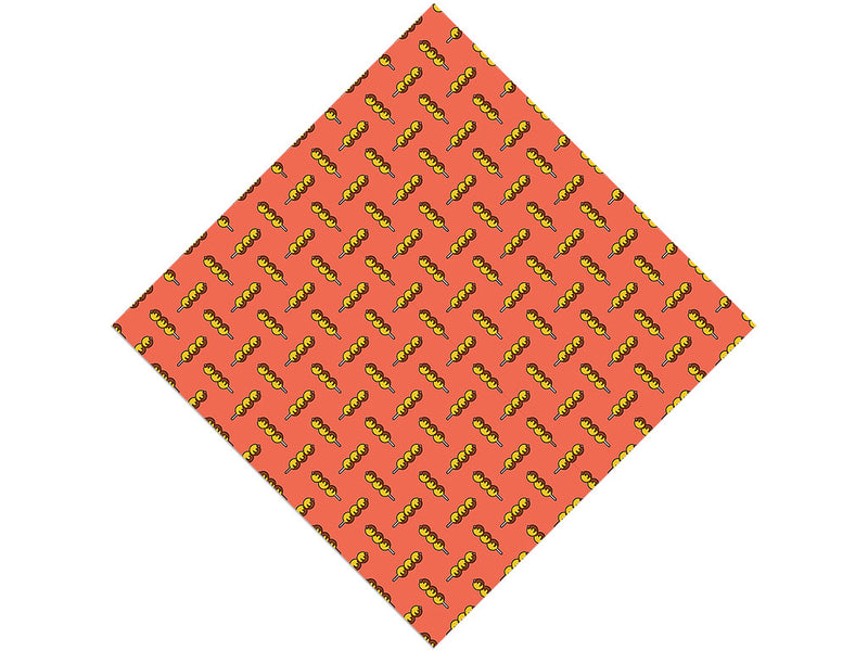 Takoyaki Time Food Vinyl Wrap Pattern