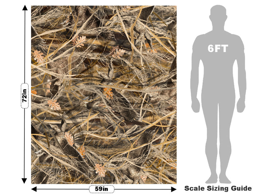 Tallgrass Duck Camouflage Vehicle Wrap Scale~Rwraps Series 914 Tallgrass Duck Camouflage Measurements~1