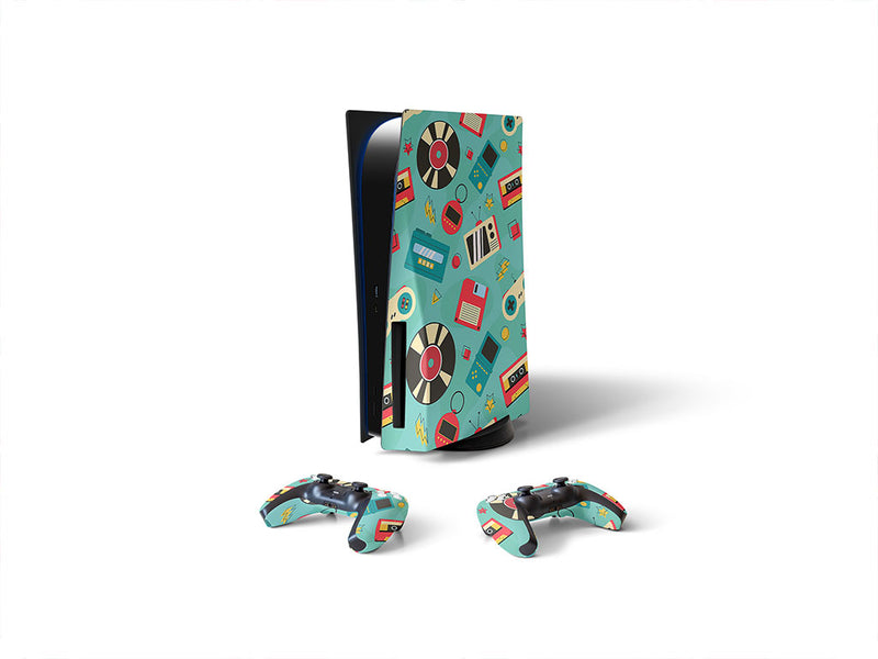 tamo-gotcha retro Sony PS5 DIY Skin