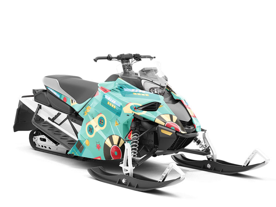 Tamo-Gotcha Retro Custom Wrapped Snowmobile
