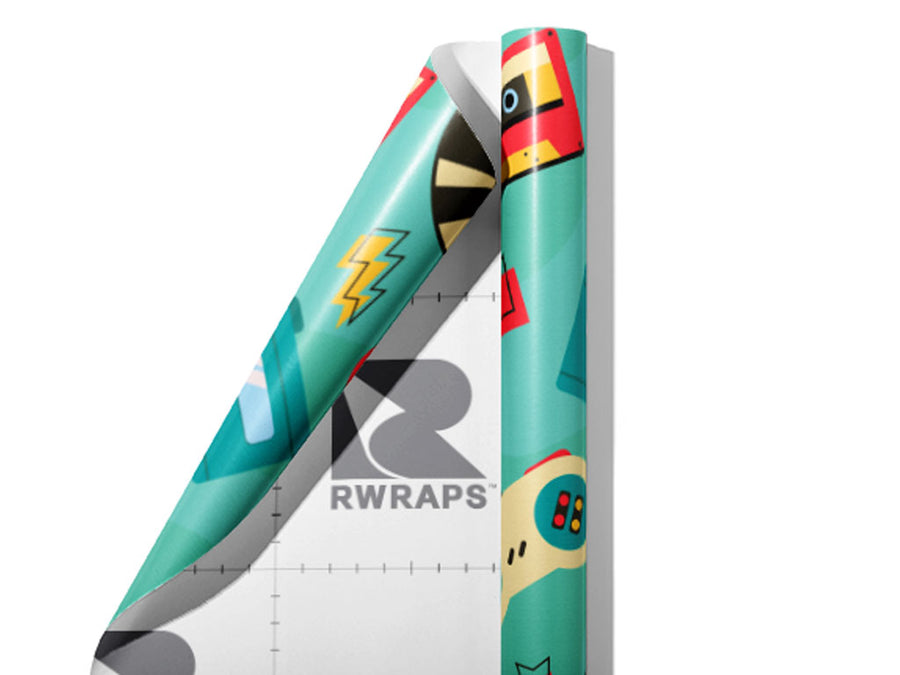 Tamo-Gotcha Retro Wrap Film Sheets~Rwraps Series 914 Tamo-Gotcha Retro Scrolled Sheet~3