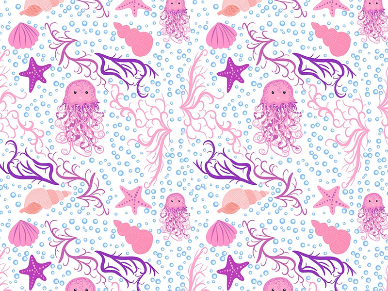 Tangled Tentacles Marine Life Vinyl Wrap Pattern~Rwraps Series 914 Digitally Printed Vinyl Wrap~0