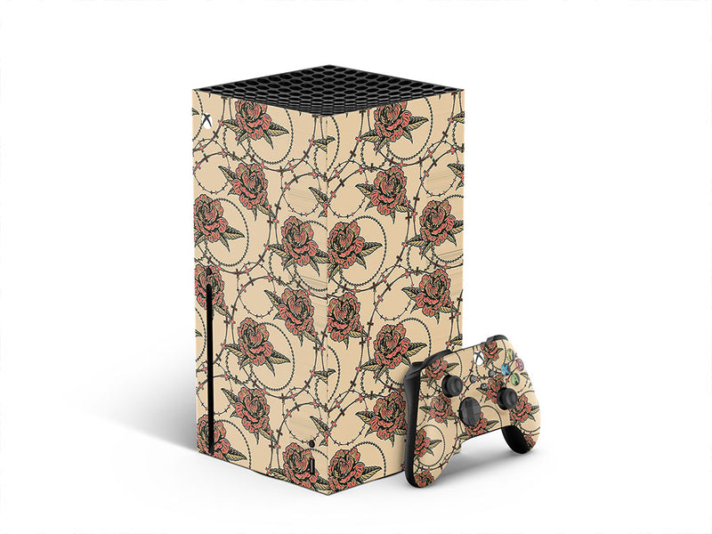 tangled up floral XBOX DIY Decal