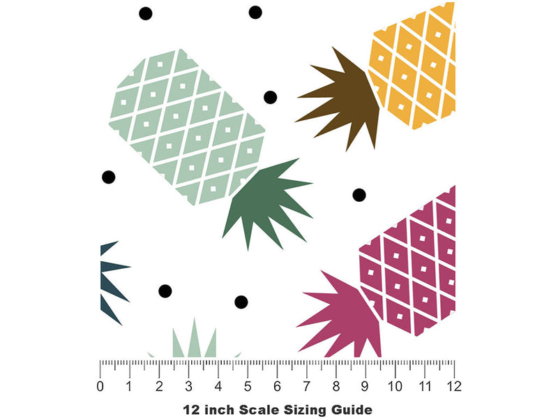 Taste the Rainbow Fruit Vinyl Film Pattern Size 12 inch Scale~Rwraps Taste the Rainbow Fruit Sizing Chart~2