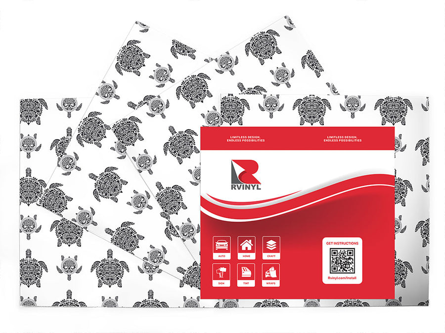 tattooed shells fresh water Craft Vinyl Sheet Pack