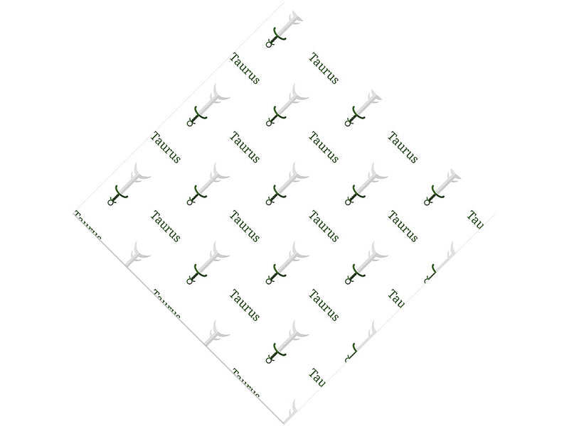 Taurus Swords Astrology Vinyl Wrap Pattern