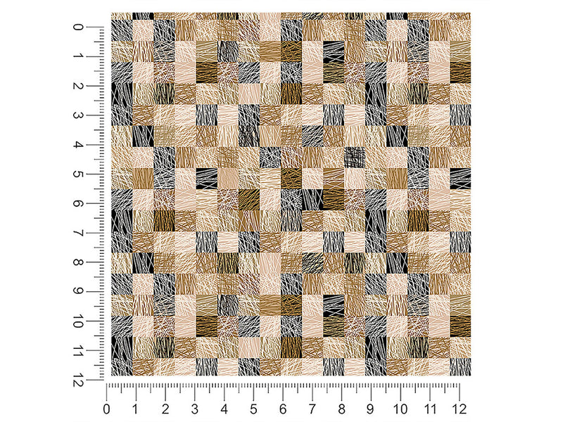 tawny strings mosaic 1ft x 1ft Craft Sheets