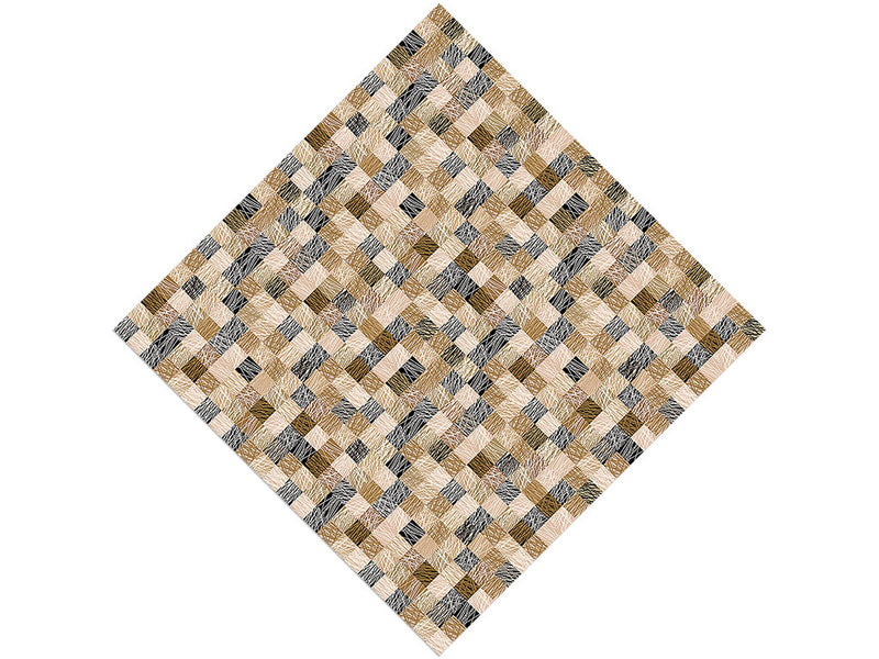 Tawny Strings Mosaic Vinyl Wrap Pattern