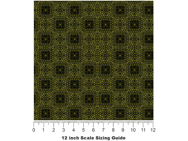 Taxi Please Mosaic Vinyl Film Pattern Size 12 inch Scale~Rwraps Taxi Please Mosaic Sizing Chart~2