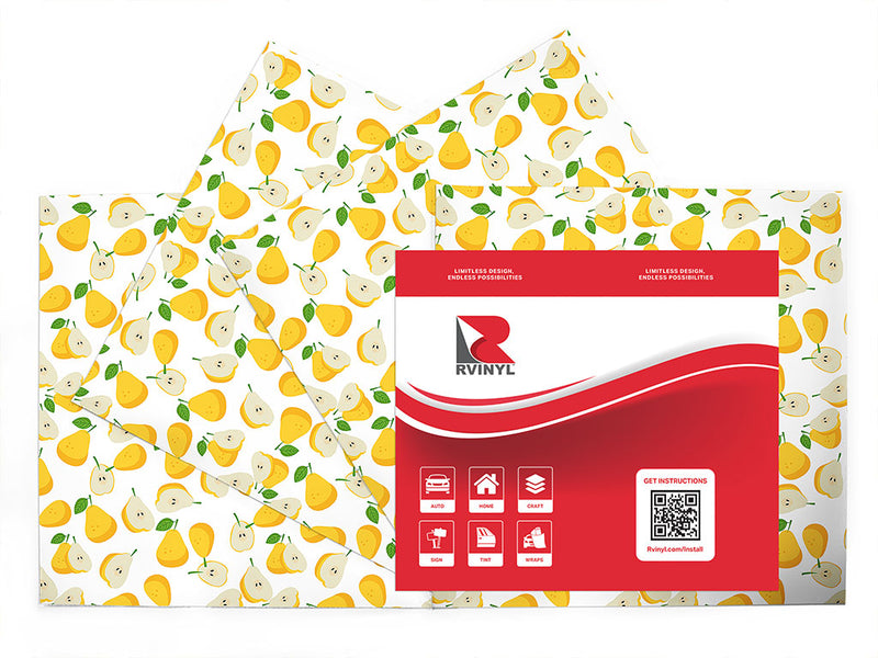 taylors gold fruit Craft Vinyl Sheet Pack