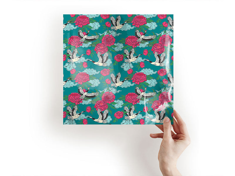 teal flight bird Craft Sheets