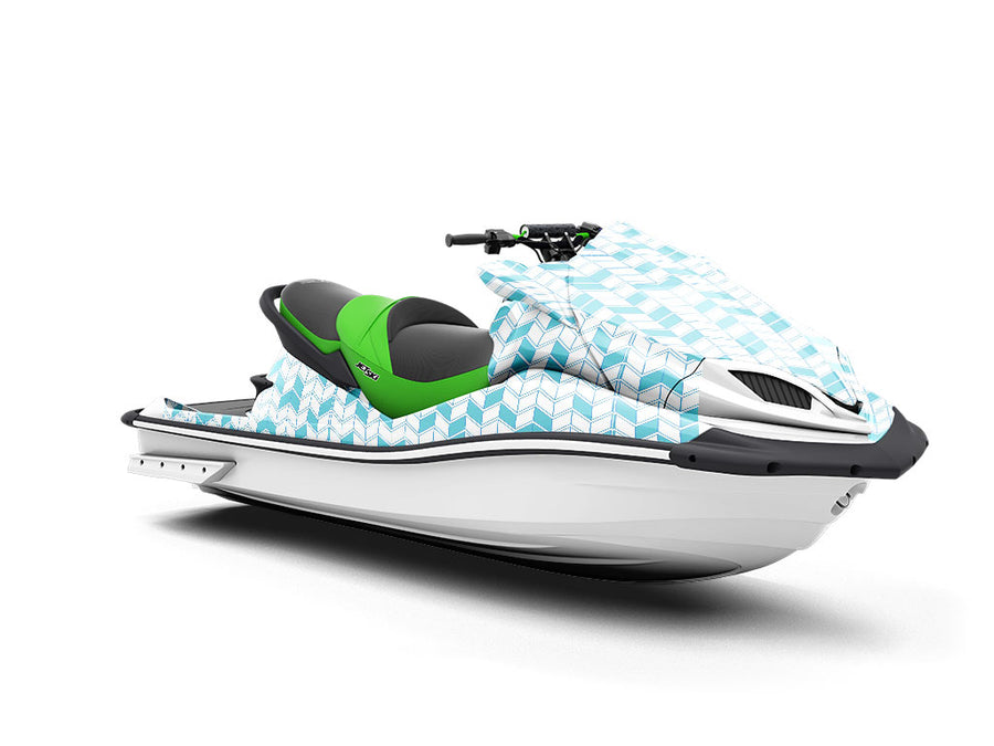 Teal Brick Jet Ski Vinyl Customized Wrap