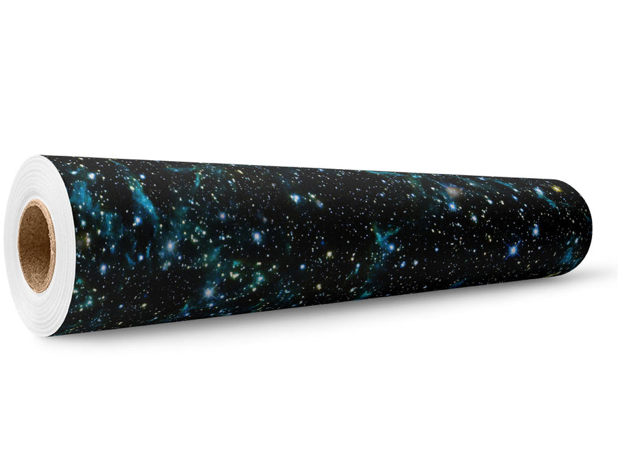 Teal Sea Science Fiction Wrap Film Wholesale Roll~Rwraps Series 914 Digitally Printed Vinyl Roll~5