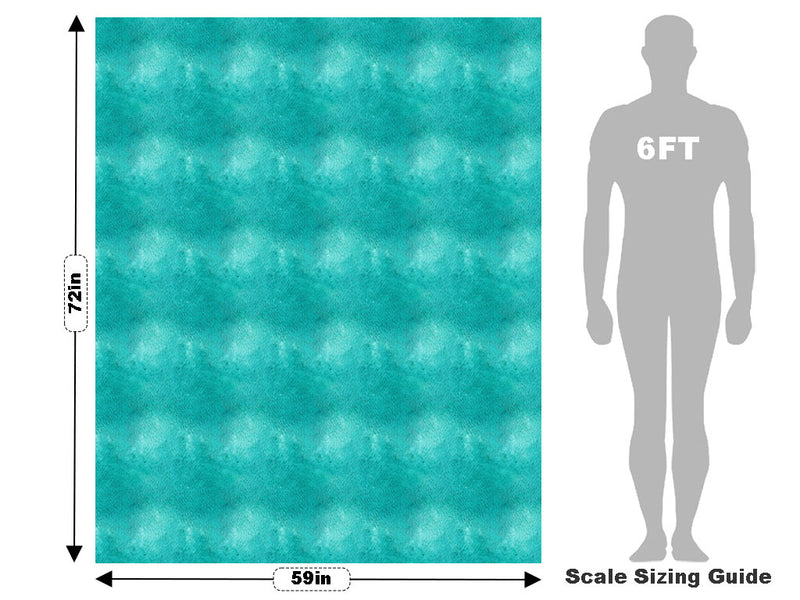 Teal Tang Watercolor Vehicle Wrap Scale~Rwraps Series 914 Teal Tang Watercolor Measurements~1