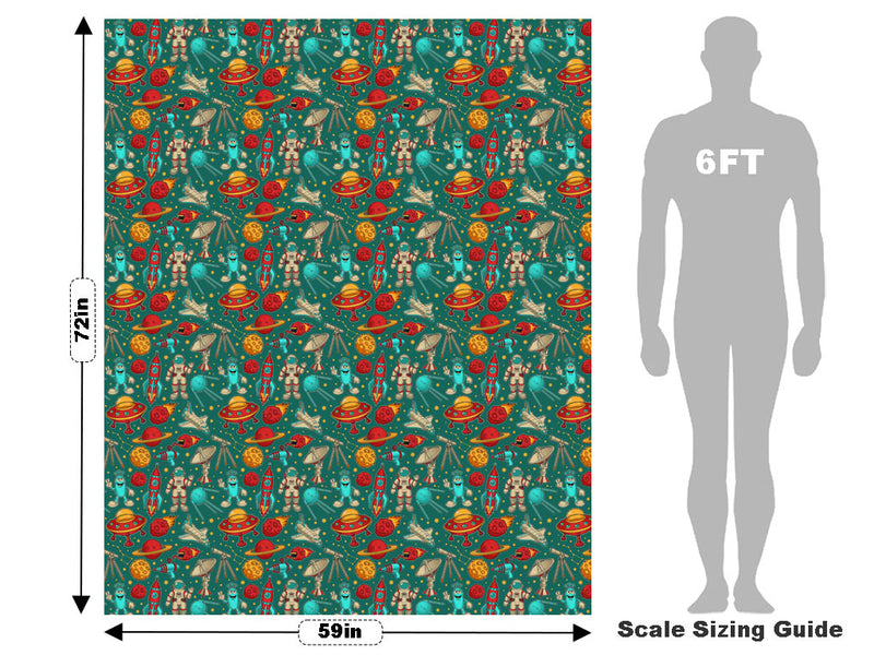 Teal Travelers Science Fiction Vehicle Wrap Scale~Rwraps Series 914 Teal Travelers Science Fiction Measurements~1