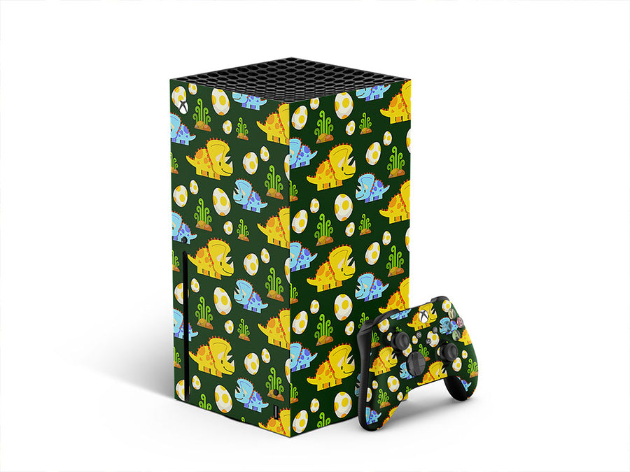 team triceratops dinosaur XBOX DIY Decal