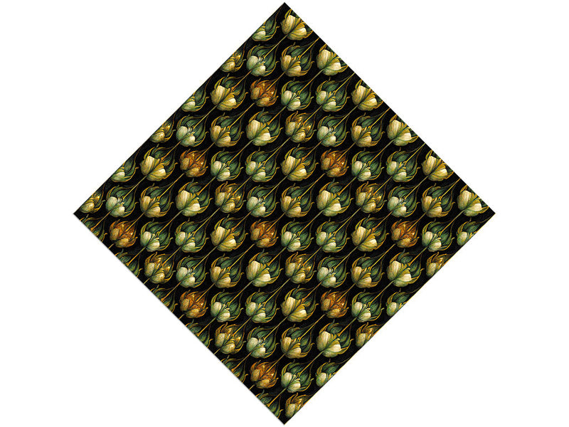 Teardrops Blooming Floral Vinyl Wrap Pattern