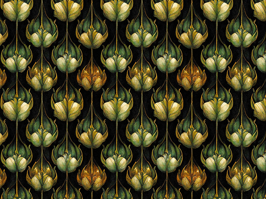Teardrops Blooming Floral Vinyl Wrap Pattern~Rwraps Series 914 Digitally Printed Vinyl Wrap~0