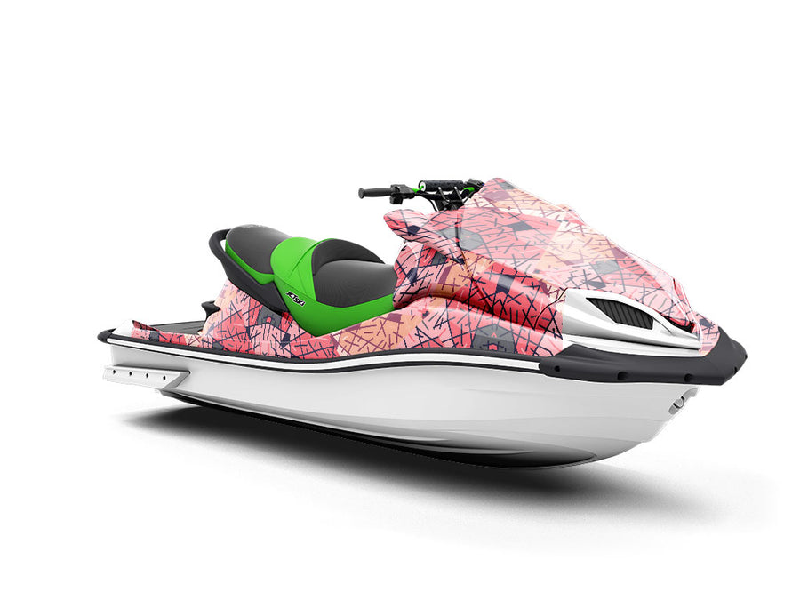 Teenage Temper Art Deco Jet Ski Vinyl Customized Wrap