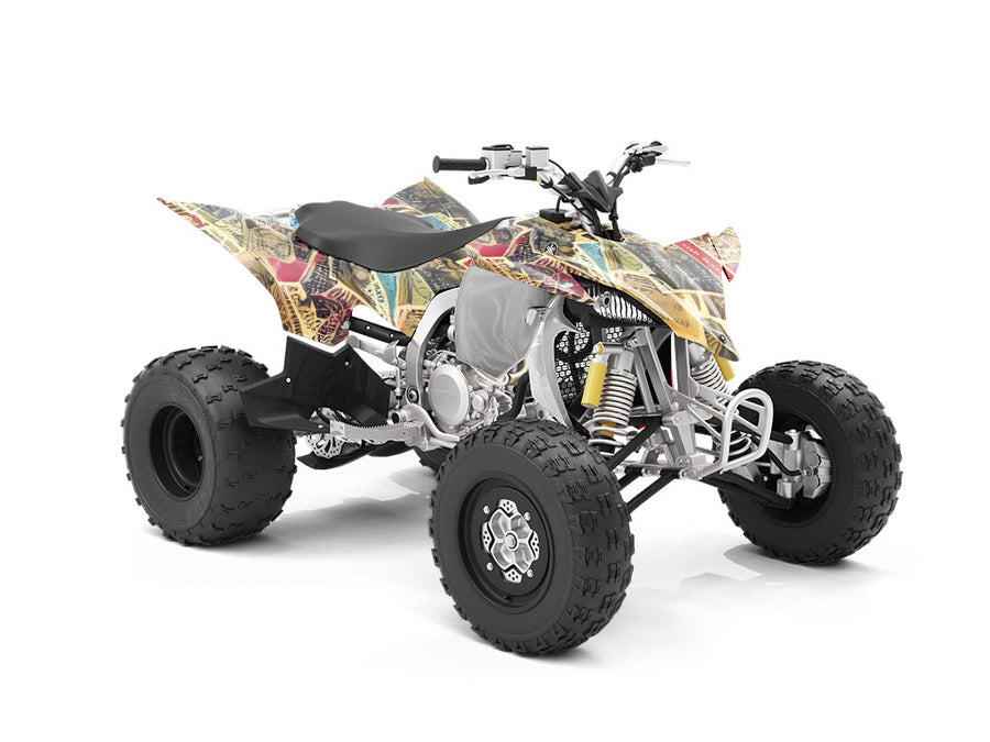 Telephone Pole Sticker Bomb ATV Wrapping Vinyl