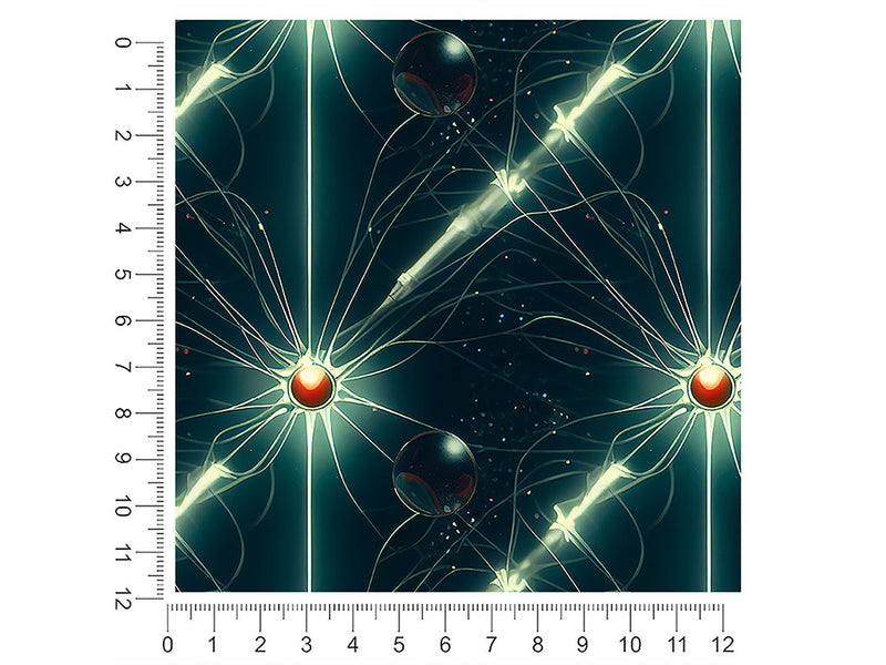 teleportation beam science fiction 1ft x 1ft Craft Sheets