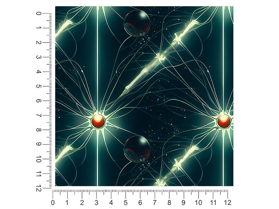 teleportation beam science fiction 1ft x 1ft Craft Sheets