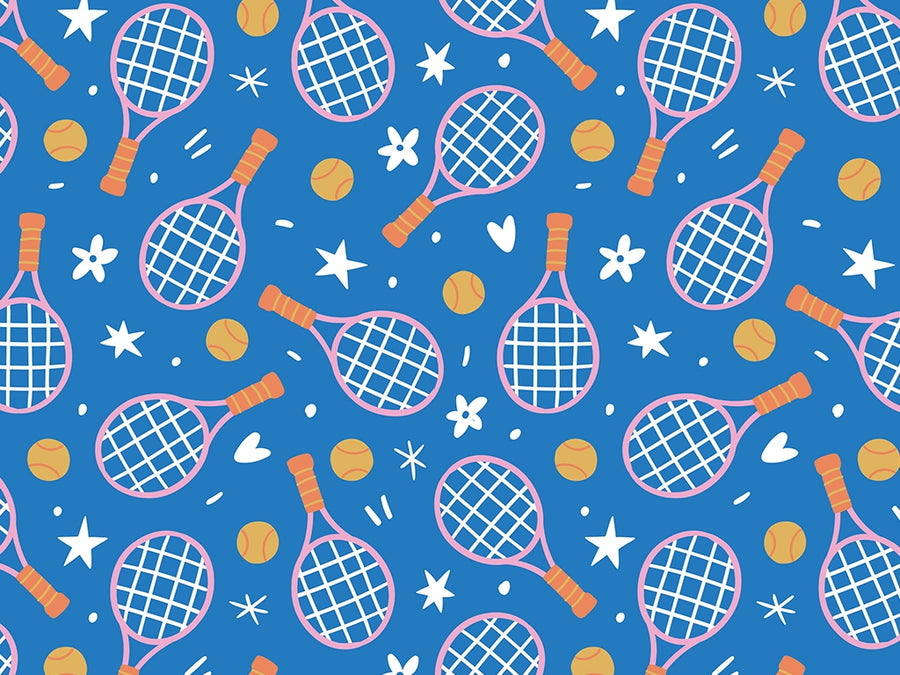 Tennis Fun Sport Vinyl Wrap Pattern~Rwraps Series 914 Digitally Printed Vinyl Wrap~0