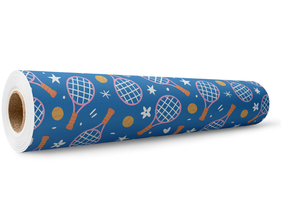 Tennis Fun Sport Wrap Film Wholesale Roll~Rwraps Series 914 Digitally Printed Vinyl Roll~5