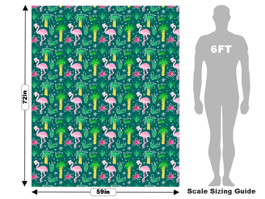 Tepid Tropics Birds Vehicle Wrap Scale~Rwraps Series 914 Tepid Tropics Birds Measurements~1